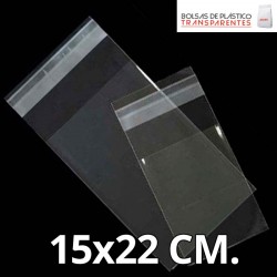 Bolsas de celofán transparente de 8x12 cm para packaging Cantidad